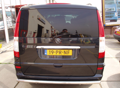 Защита заднего бампера для Mercedes-Benz Vito 10-15 труба одинарная от Tamsan фото