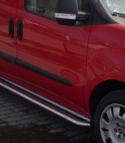 Подножки для Opel Combo 2011-2018 порог листом фото