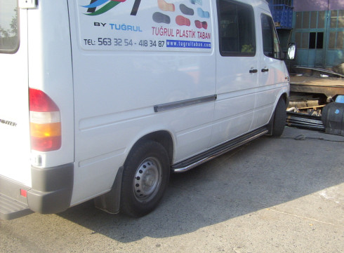 Подножки для MERCEDES-BENZ SPRINTER W903 95-06 порог листом от Tamsan фото