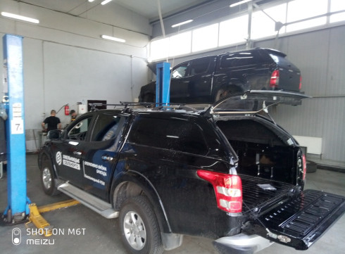 Рейлинги для Mitsubishi L-200 19+ Canopy от CAN Coruma фото