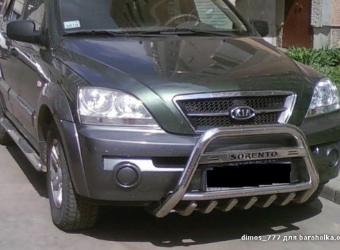 Подножки для KIA Sorento 02-09 порог труба от Tamsan фото