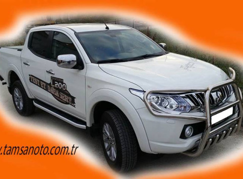 Подножки для Mitsubishi L-200 Элегант 15-19 от Tamsan фото