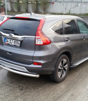 Защита заднего бампера для Honda CRV 15+ труба одинарная от производителя Tamsan фото