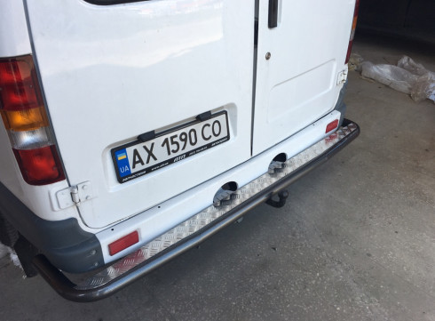 GAZ Соболь Защита заднего бампера фото