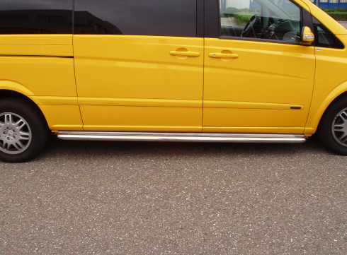 Подножки для Mercedes-Benz Vito 10-15 порог листом от Tamsan фото