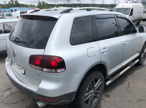 Подножки для Volkswagen Touareg 03-18 Порог Труба фото