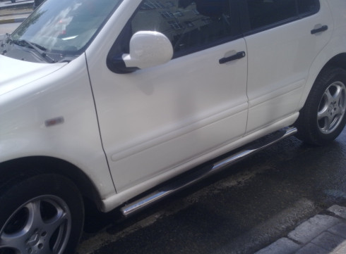 Подножки для MERCEDES-BENZ ML W 163 97-05 порог трубой от Tamsan фото