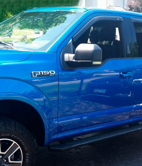 Дефлекторы окон ветровики AVS для Ford F-150 2015-2021 фото