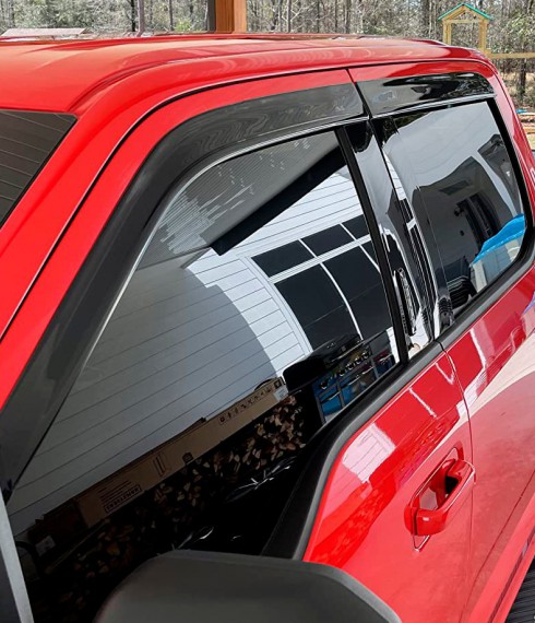 Дефлекторы окон ветровики AVS для Ford F-150 2015-2021 фото