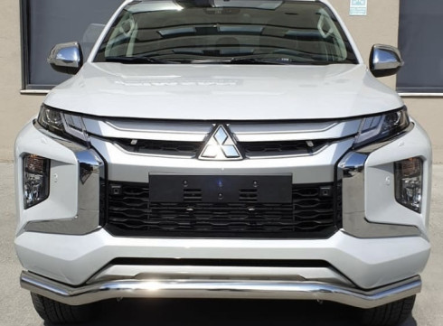 Защита переднего бампера для Mitsubishi L-200 19+ Чайка от Tamsan фото