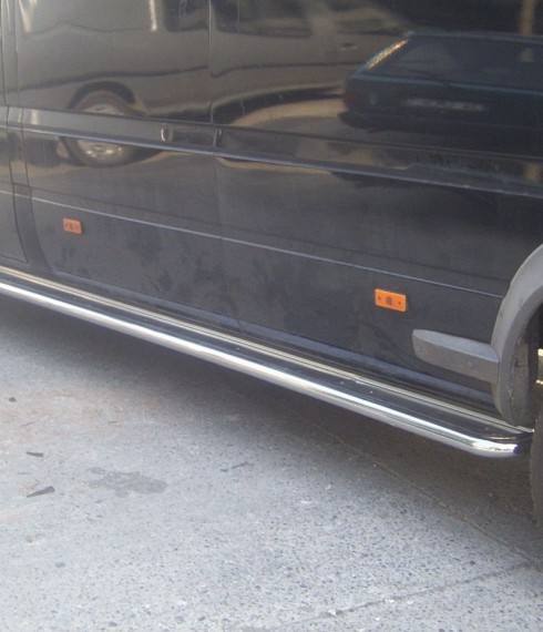 Пороги с листом (площадка) на Volkswagen LT фото