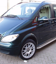 Подножки для Mercedes-Benz Vito 03-10 порог листом от Tamsan фото