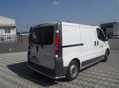 Защита заднего бампера для Nissan Primastar 2002-2015  зад с углами от Tamsan фото