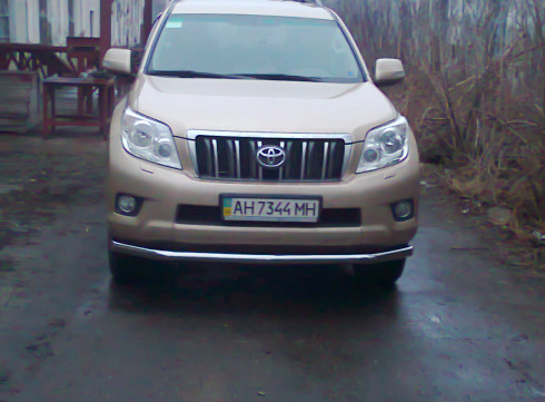 Защита переднего бампера для LEXUS GX 09+ труба одинарная от Tamsan фото
