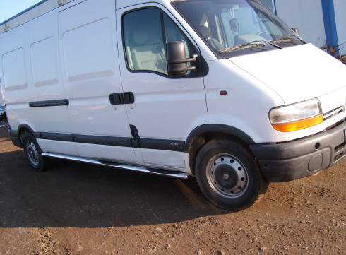 Подножки для Nissan Interstar 98-10 порог трубой от Tamsan фото