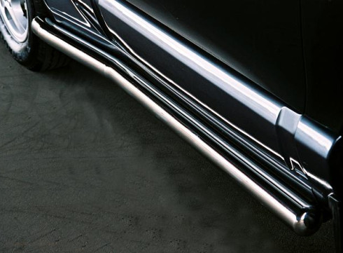 Подножки для Hyundai Santa-Fe 01-05 порог трубой Tamsan фото