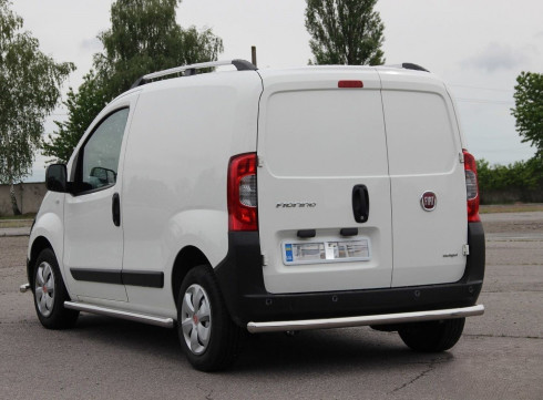 Защита заднего бампера для Fiat Fiorino 07+ труба одинарная от Tamsan фото