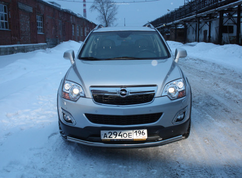 Защита бампера для Opel Antara 2006-2016 перед одинарный фото