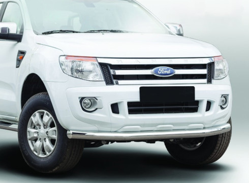Защита переднего бампера для Ford Ranger 12-15 труба одинарная от Tamsan фото