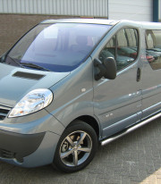 Подножки для Nissan Primastar 2002-2015 порог трубой от Tamsan фото