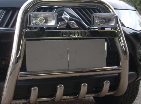 Кенгурятник для Mitsubishi Pajero Sport 2008-2016 Высокий от Tamsan фото