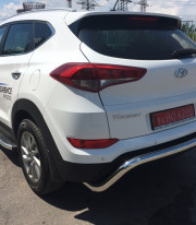 Защита заднего бампера для Hyundai Tucson 15-21 ML от Tamsan фото