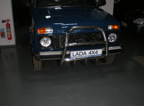 Кенгурятник для LADA Niva Высокий от Tamsan фото