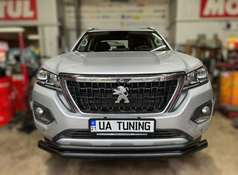 Защита переднего бампера ORJ для Peugeot Landtrek 2021+ фото