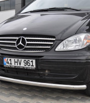 Защита переднего бампера для MERCEDES-BENZ VITO 96-03 труба двойная от Tamsan фото
