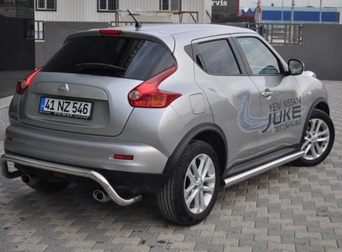 Подножки для Nissan Juke 10+ порог трубой от Tamsan фото