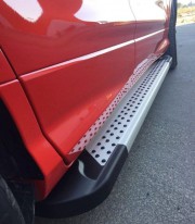 Подножки алюминиевые Ercul Almond King для Renault Captur 2019+ фото