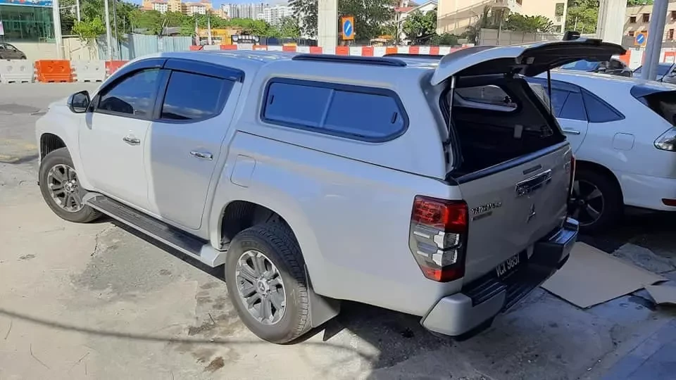Кунг на Mitsubishi L200 2015-2019 с боковыми стеклами - Aeroklas фото