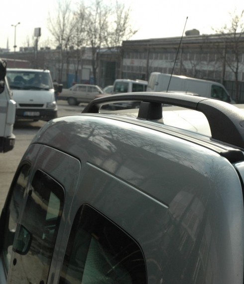 Рейлинги на Renault Kangoo Can Coruma алюминий фото