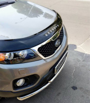 Защита переднего бампера для KIA Sorento 10-14 труба двойная фото
