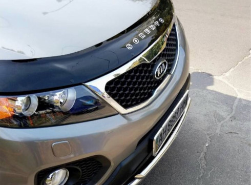 Защита переднего бампера для KIA Sorento 10-14 труба двойная фото