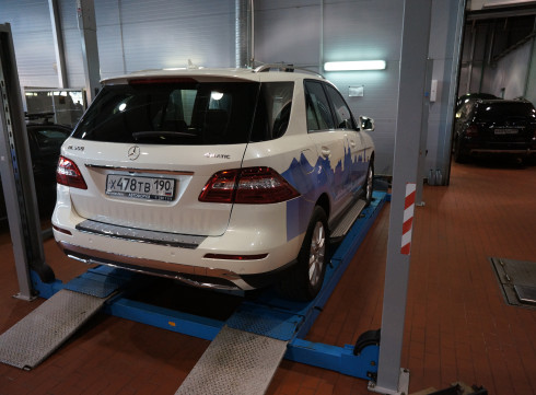Подножки для MERCEDES-BENZ ML W 166 SOMA от Tamsan фото
