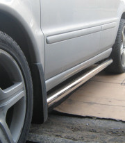Подножки для MERCEDES-BENZ ML W 163 97-05 порог трубой от Tamsan фото