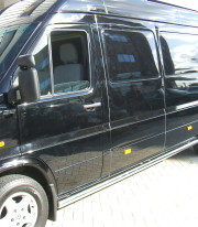 Подножки для MERCEDES-BENZ SPRINTER W903 95-06 порог трубой от Tamsan фото
