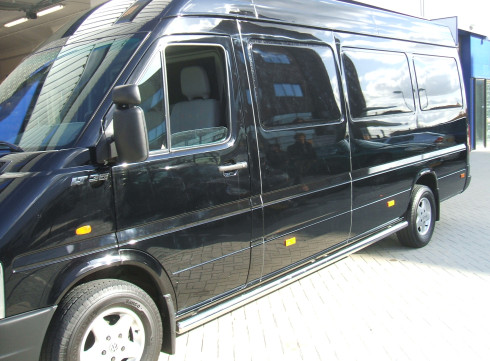 Подножки для MERCEDES-BENZ SPRINTER W903 95-06 порог трубой от Tamsan фото
