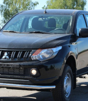 Защита переднего бампера для Mitsubishi L-200 15-19 труба одинарная от Tamsan фото