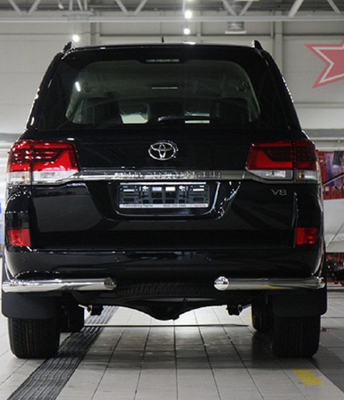 Уголки одинарные на Toyota Land Cruiser 200 (LC 200) нерж. фото