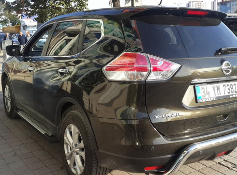 Защита заднего бампера для Nissan X-Trail 2014-2021 ML от Tamsan фото