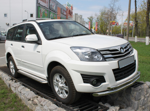 Защита переднего бампера для Great Wall Hover H3 труба двойная фото