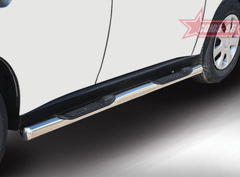 Подножки для Mitsubishi Outlander XL 15+ порог трубой от Tamsan фото