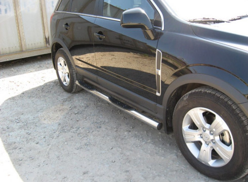 Подножки для Opel Antara 2006-2016 Порог Труба фото