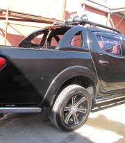 Подножки для Mitsubishi L-200 12-15 порог трубой от Tamsan фото