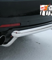 Защита заднего бампера для Mazda CX-7 2006&ndash;2012 труба одинарная от Tamsan фото