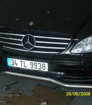 Защита переднего бампера для Mercedes-Benz Vito 03-10 Чайка от Tamsan фото