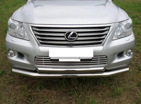 Защита переднего бампера для LEXUS GX 08+ труба двойная от Tamsan фото