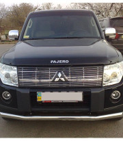 Защита переднего бампера для Mitsubishi Pajero Vagon 07+ труба одинарная от Tamsan фото